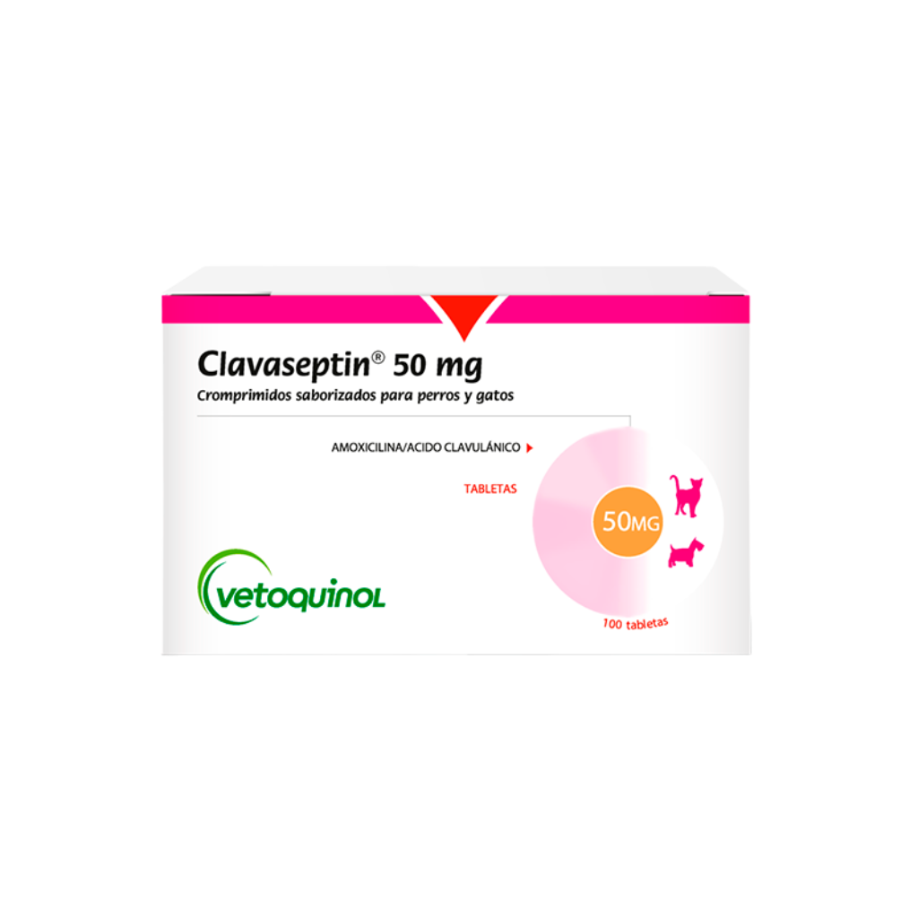 Clavaseptin 50 mg Blister x 10 Tab - Señor Mascota