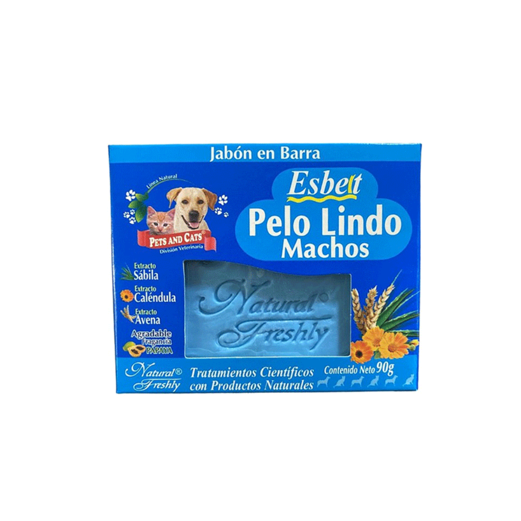 Jabon Esbelt Pelo Lindo Machos 90Gr_1