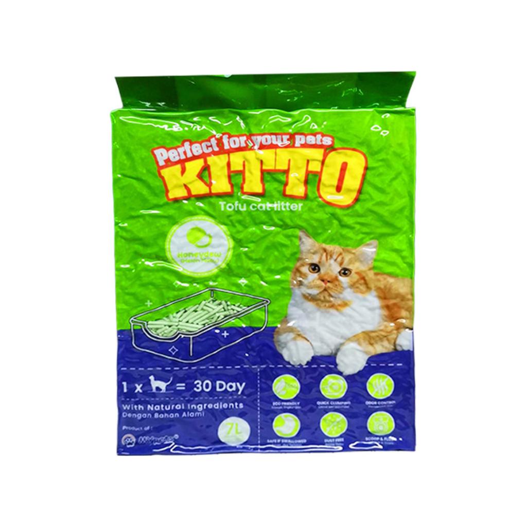 Arena Tofu Kitto Honeydew x 2,5Kg - Señor Mascota