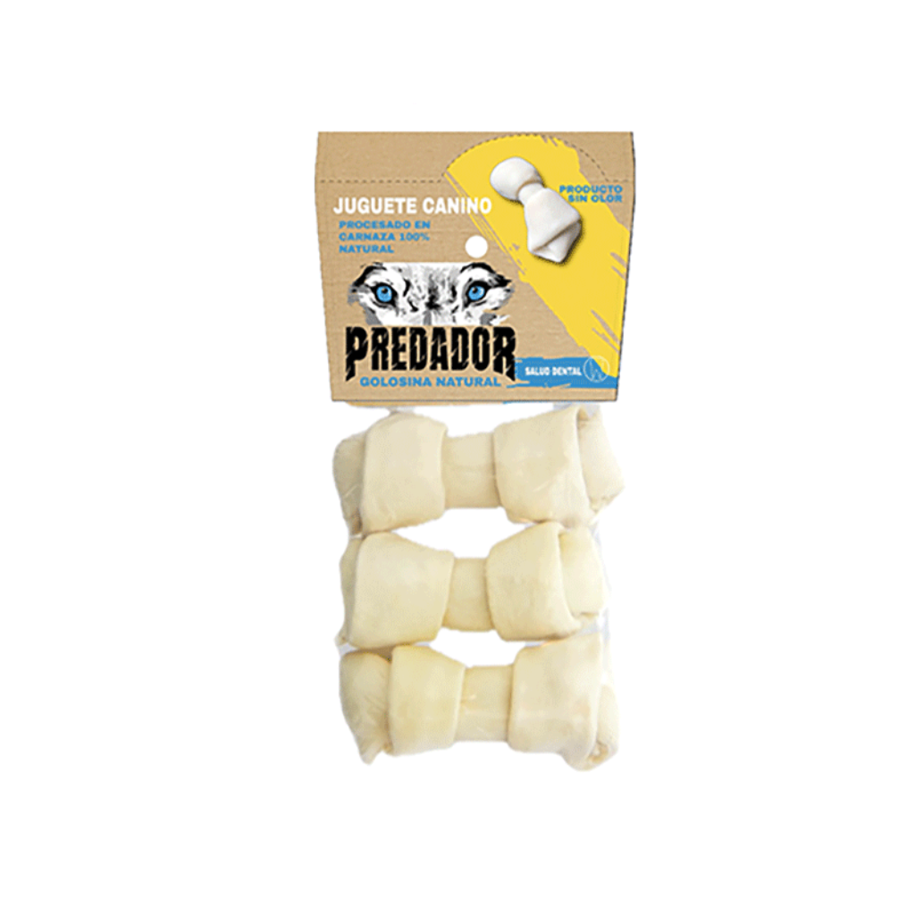 Hueso 2-3 x36 Und Blanco Predador - Señor Mascota