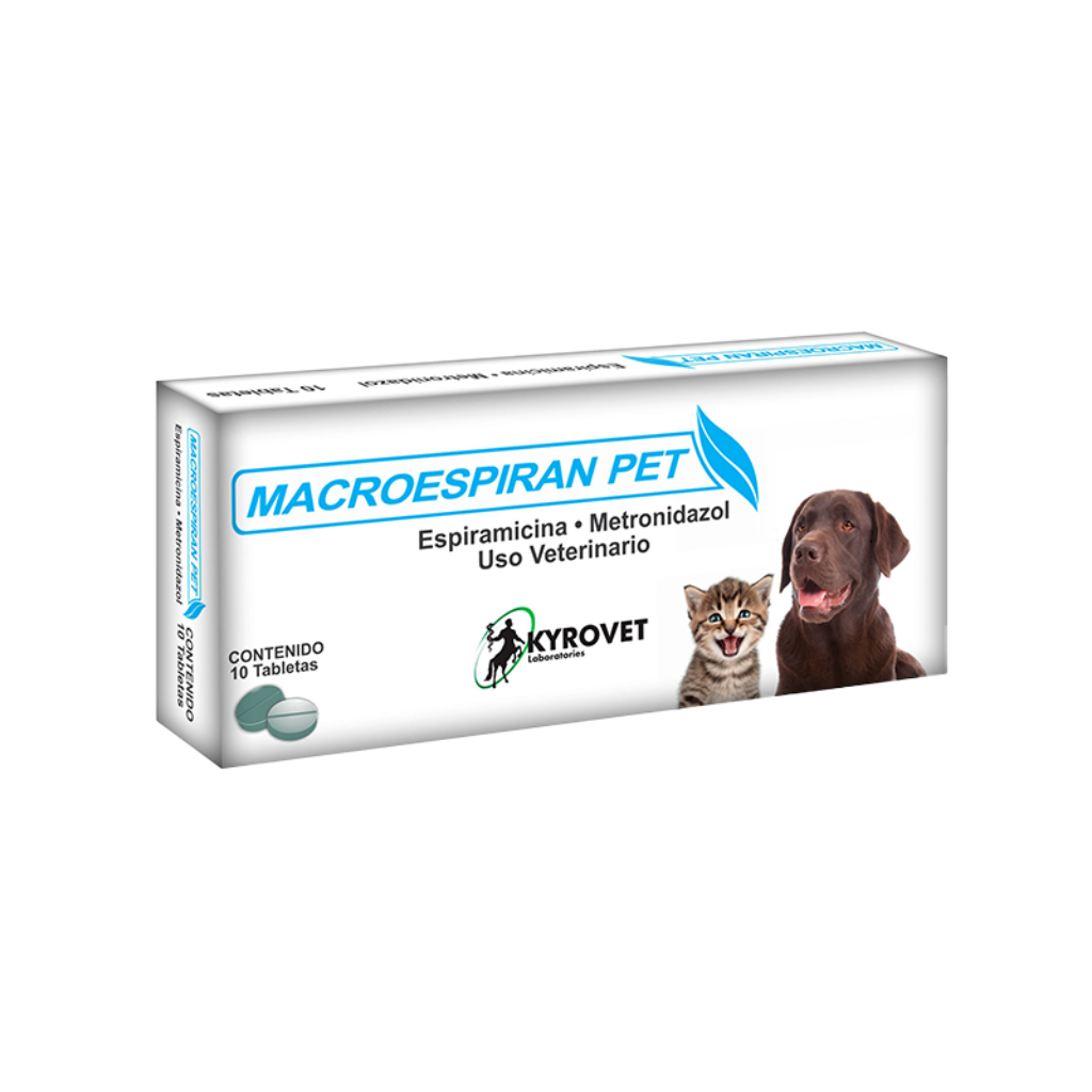 Macroespiran Tab Blister x10 (SEPTIEMBRE 2026) - Señor Mascota