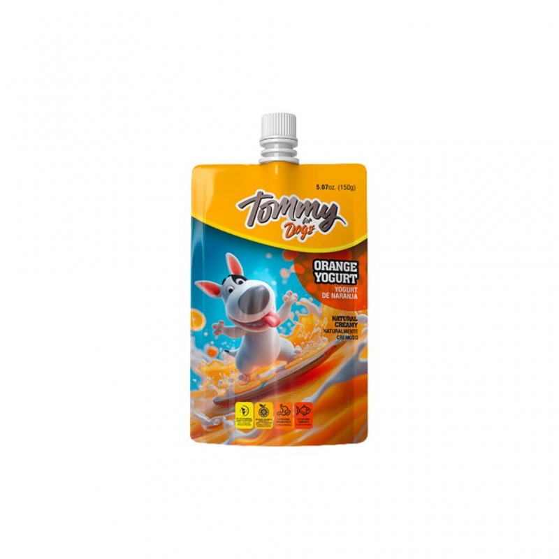 Tommy Dog Yogurt Sabor A Naranja X 150 Gr_1