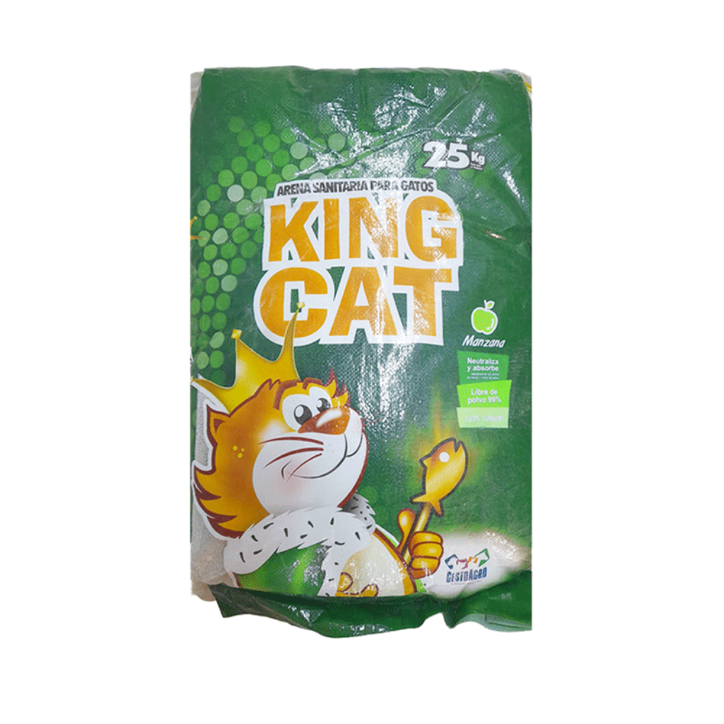 Arena King Cat Manzana Bulto 25Kg_1