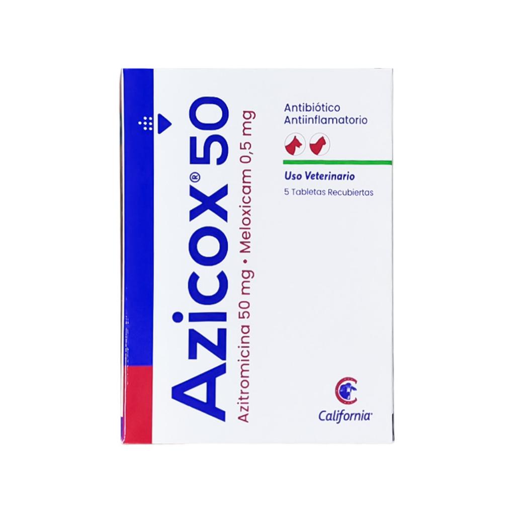 Azicox 50 Caja x 5 tab - Señor Mascota