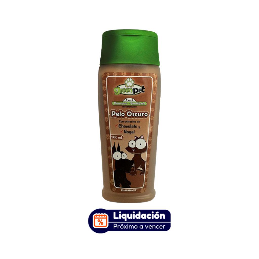 Shampoo Green pet Pelo Oscuro 200ml (DICIEMBRE 2026) - Señor Mascota