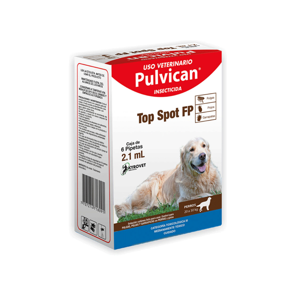 Pulvican Top Spot Perro 20 a 30 Kg_1