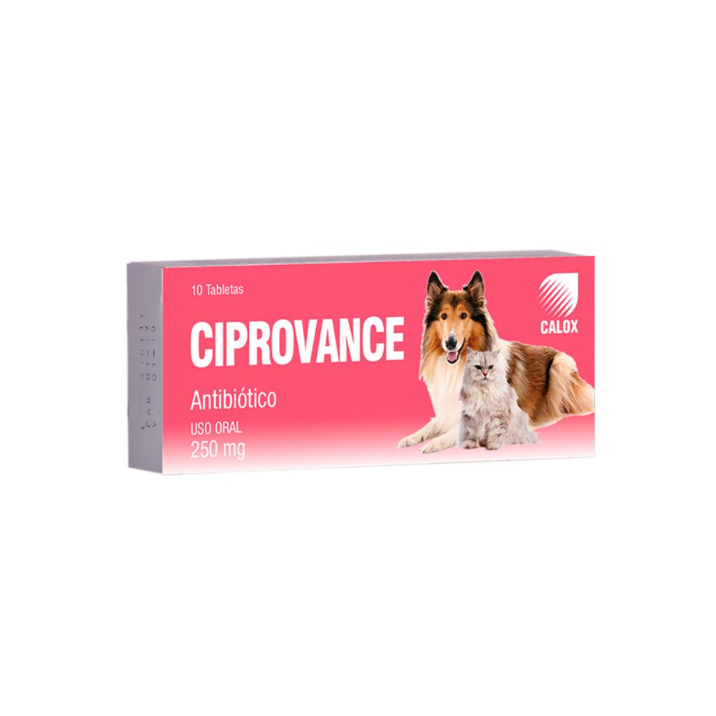 Ciprovance Calox 250mg Blister x 10 tab - Señor Mascota