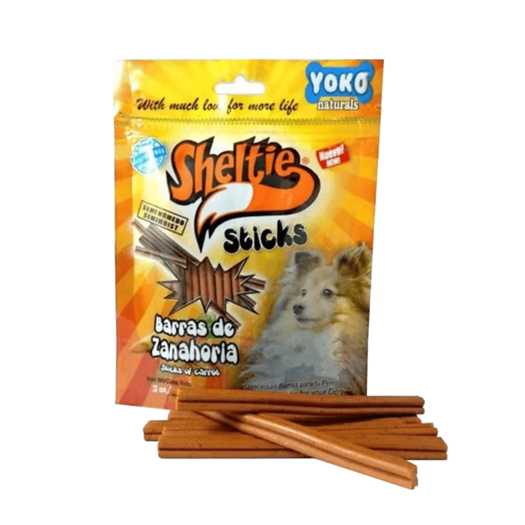 Sheltie Sticks Barra Zanahoria 85 Gr - Señor Mascota