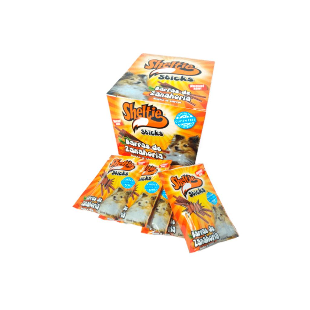 Sheltie Sticks Barra Zanahoria 15 Gr (JULIO 2026) - Señor Mascota