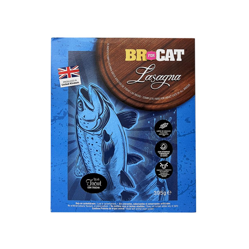 Lasagna Br For Cat Trucha x 395gr - Señor Mascota