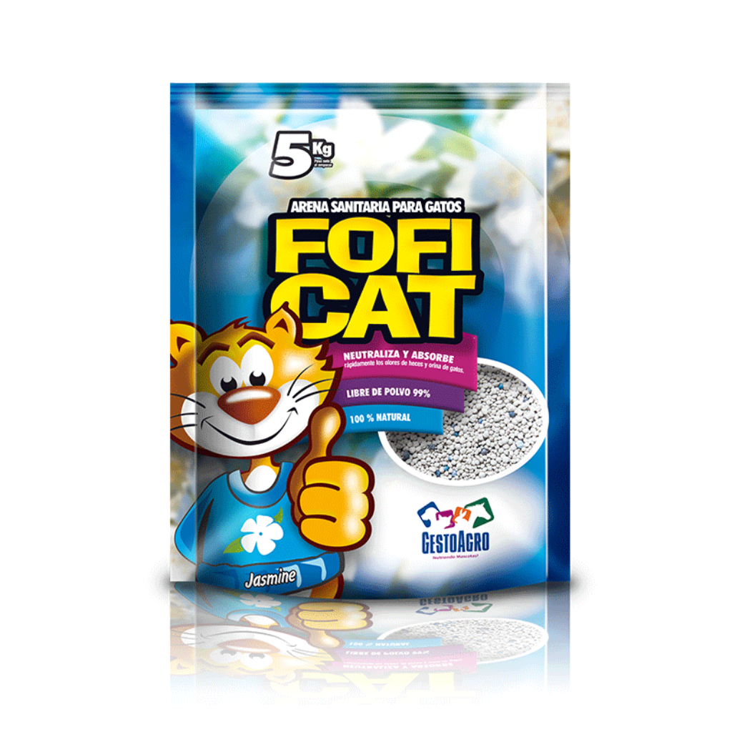 Arena Fofi Cat Jazmin 5kg - Señor Mascota