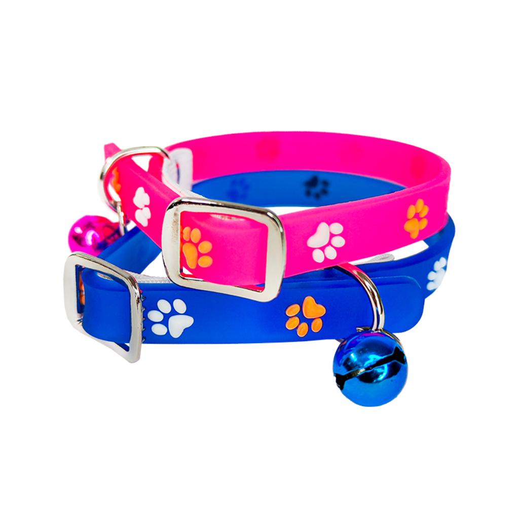 Collar Perro y Gato Goma Huella - Señor Mascota Collar Perro y Gato Goma Huella - Señor Mascota