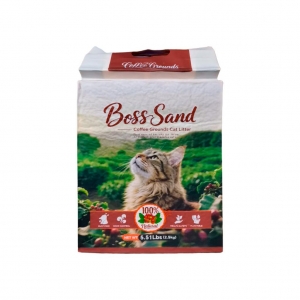 Arena Boss Sand Coffe Grounds Cat Litter x 2,5Kg_1