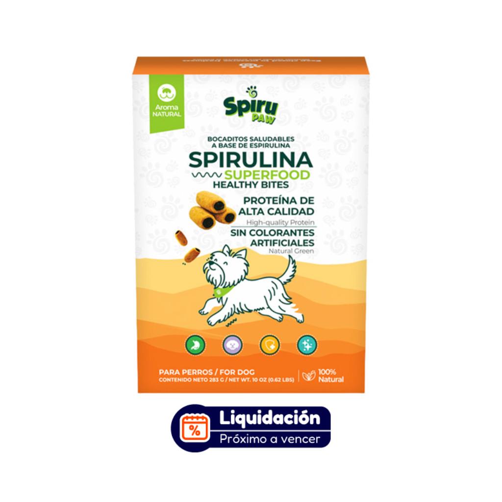 Bocaditos Dog Spiru Paw Natural x 283,5 gr (DICIEMBRE 2026) - Señor Mascota