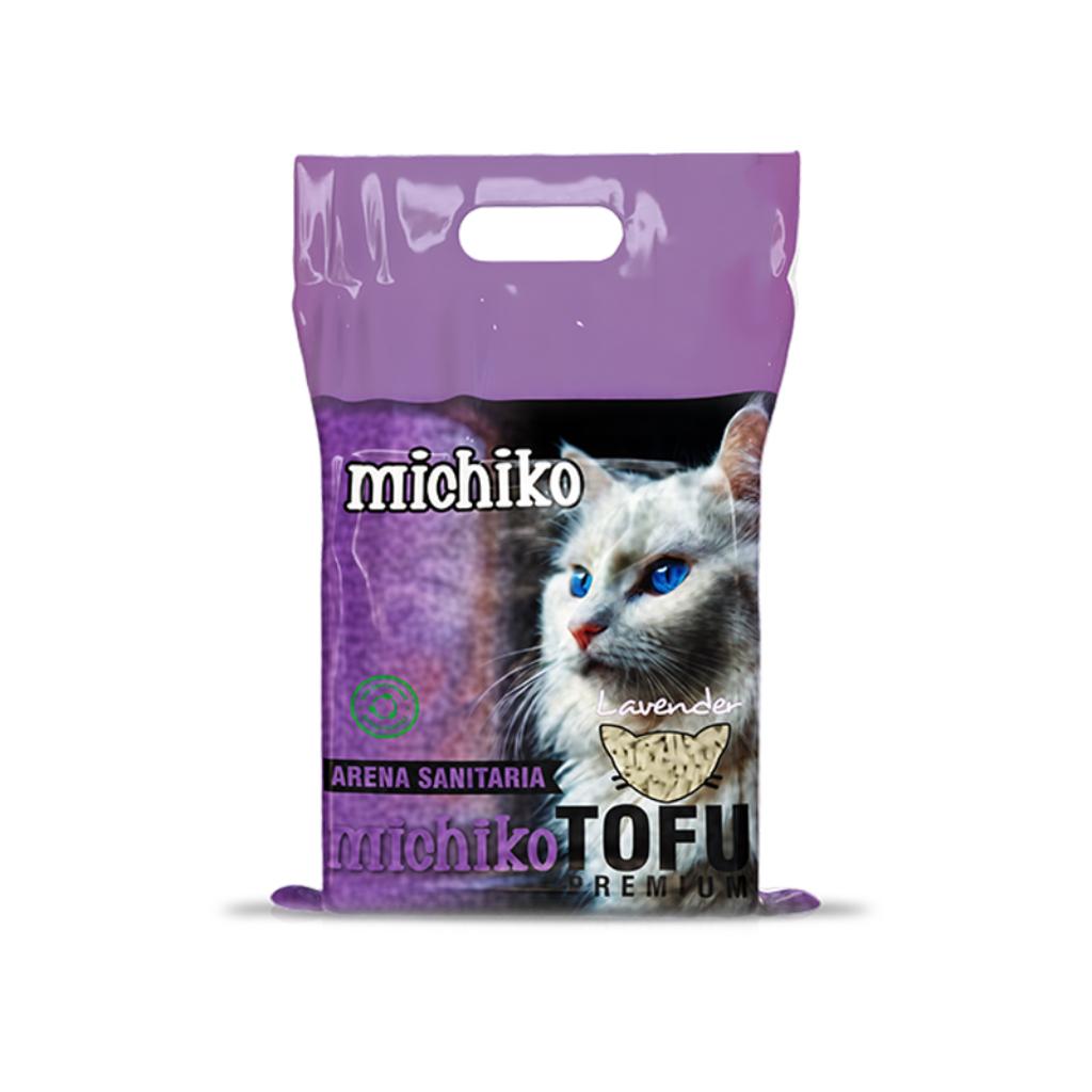 Arena Michiko Tofu Lavanda 4,5kg - Señor Mascota