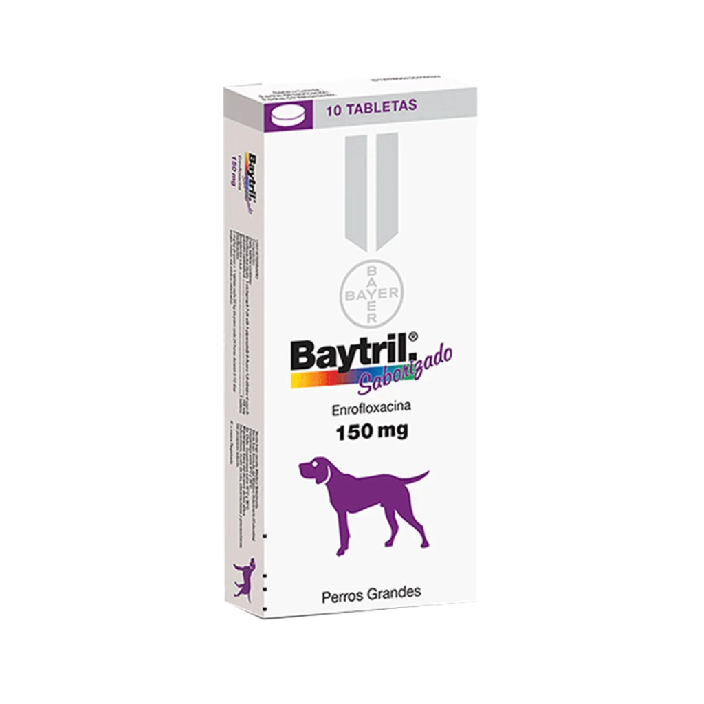 Baytril 150mg x 10 Tab - Señor Mascota