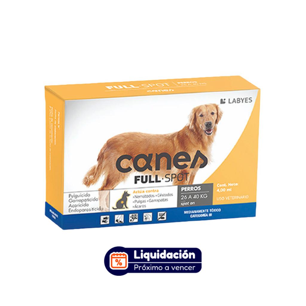 Canes Full-Spot 26 a 40K (Naranja) (ENERO 2027) - Señor Mascota