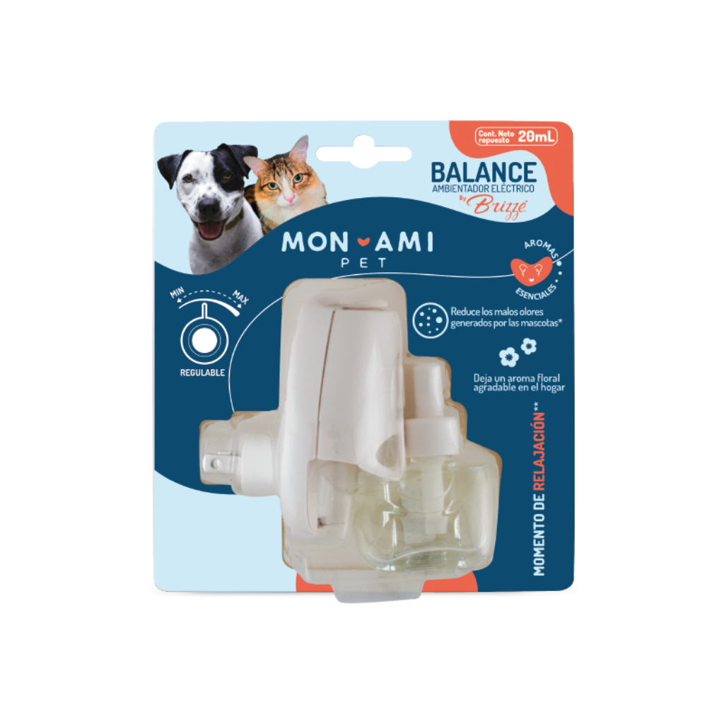 Ambientador Electrico Balance 20ml Monami  - Señor Mascota