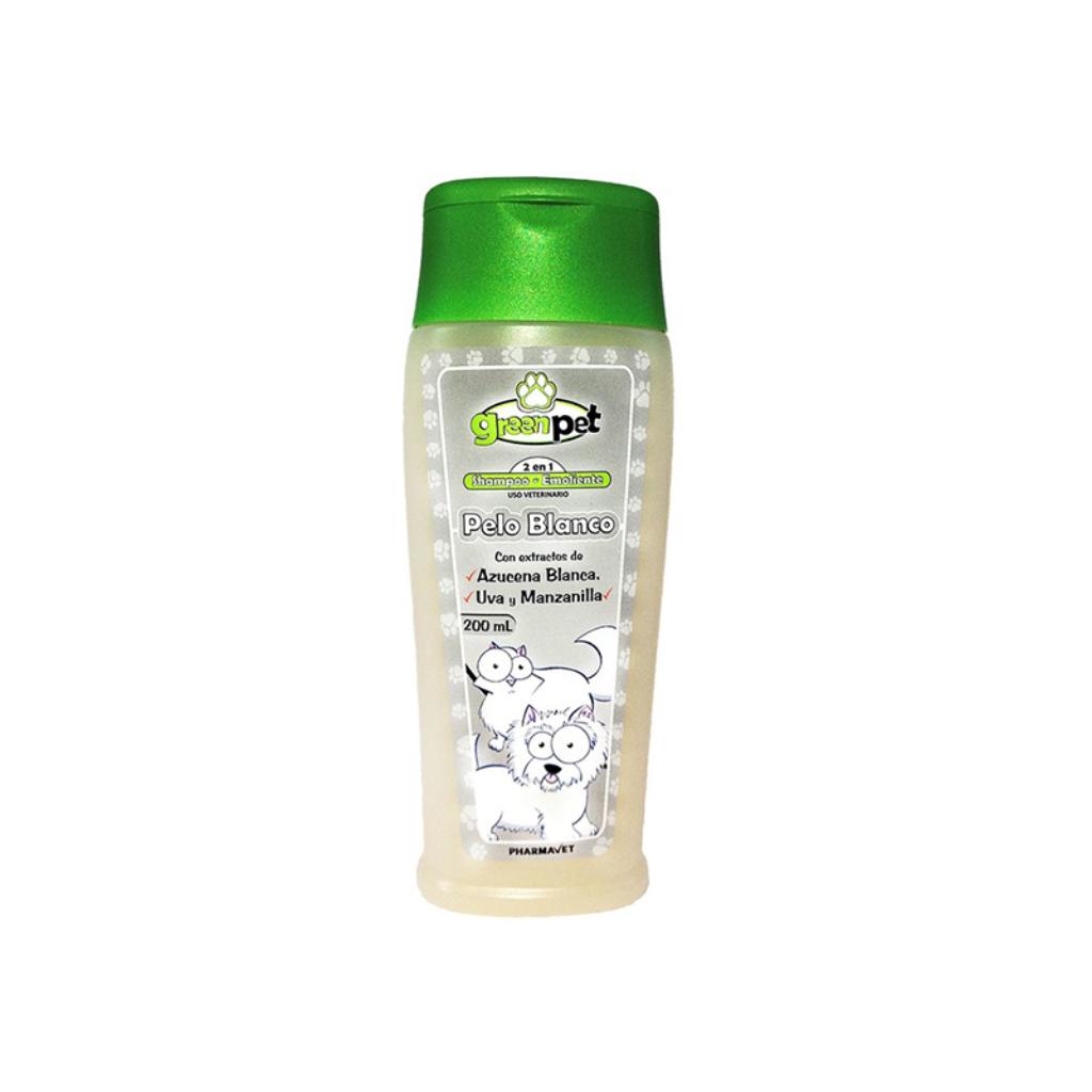 Shampoo Green pet Pelo Blanco 200ml (MAYO 2026) - Señor Mascota