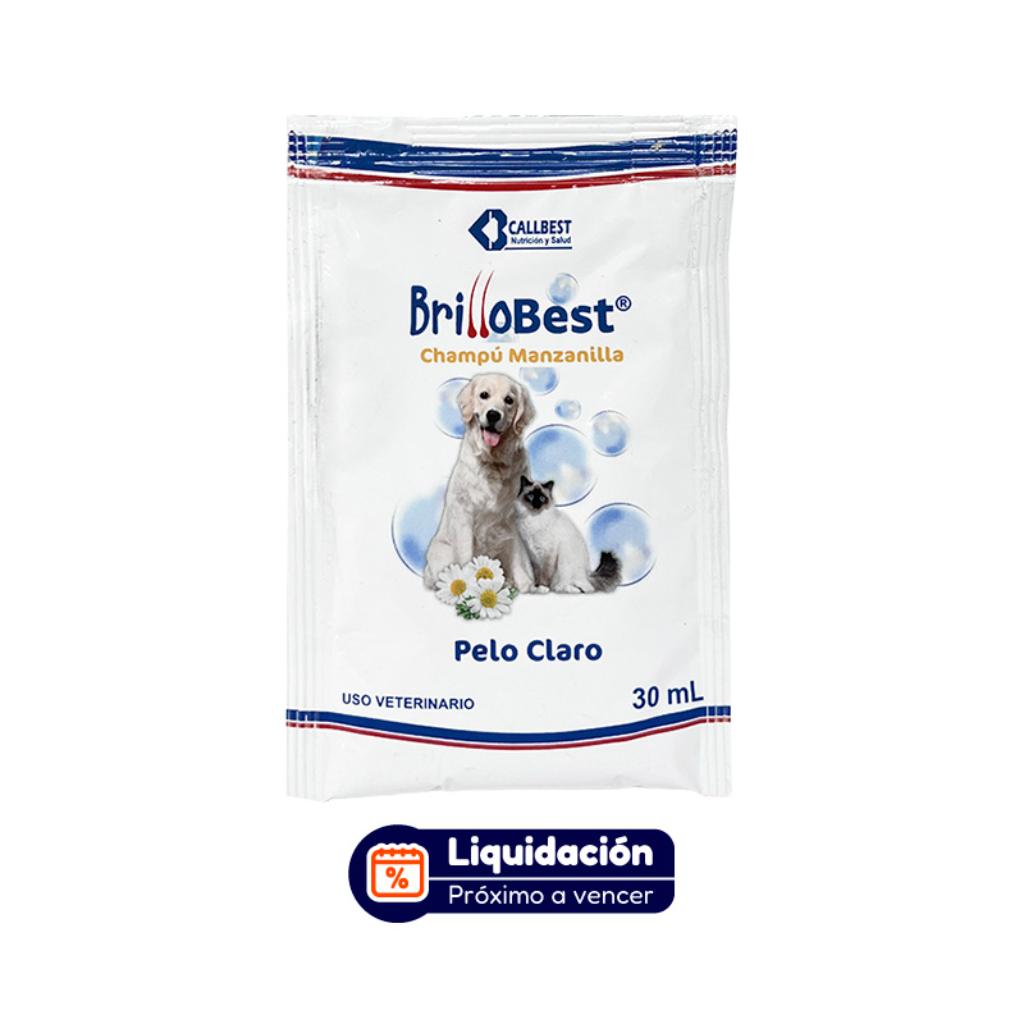 Brillobest Shampoo Manzanilla 30ml (ENERO 2027) - Señor Mascota
