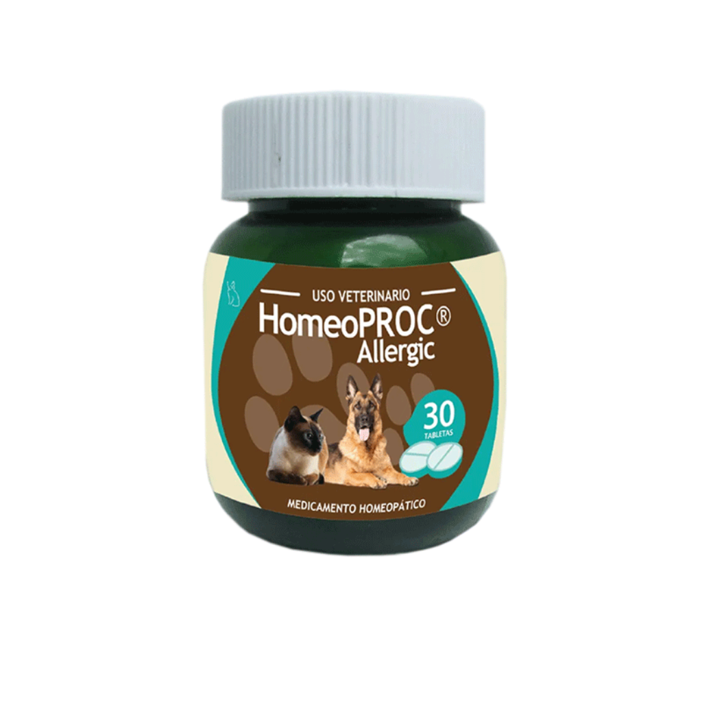Homeoproc Alergic Fco x 30 Tab - Señor Mascota