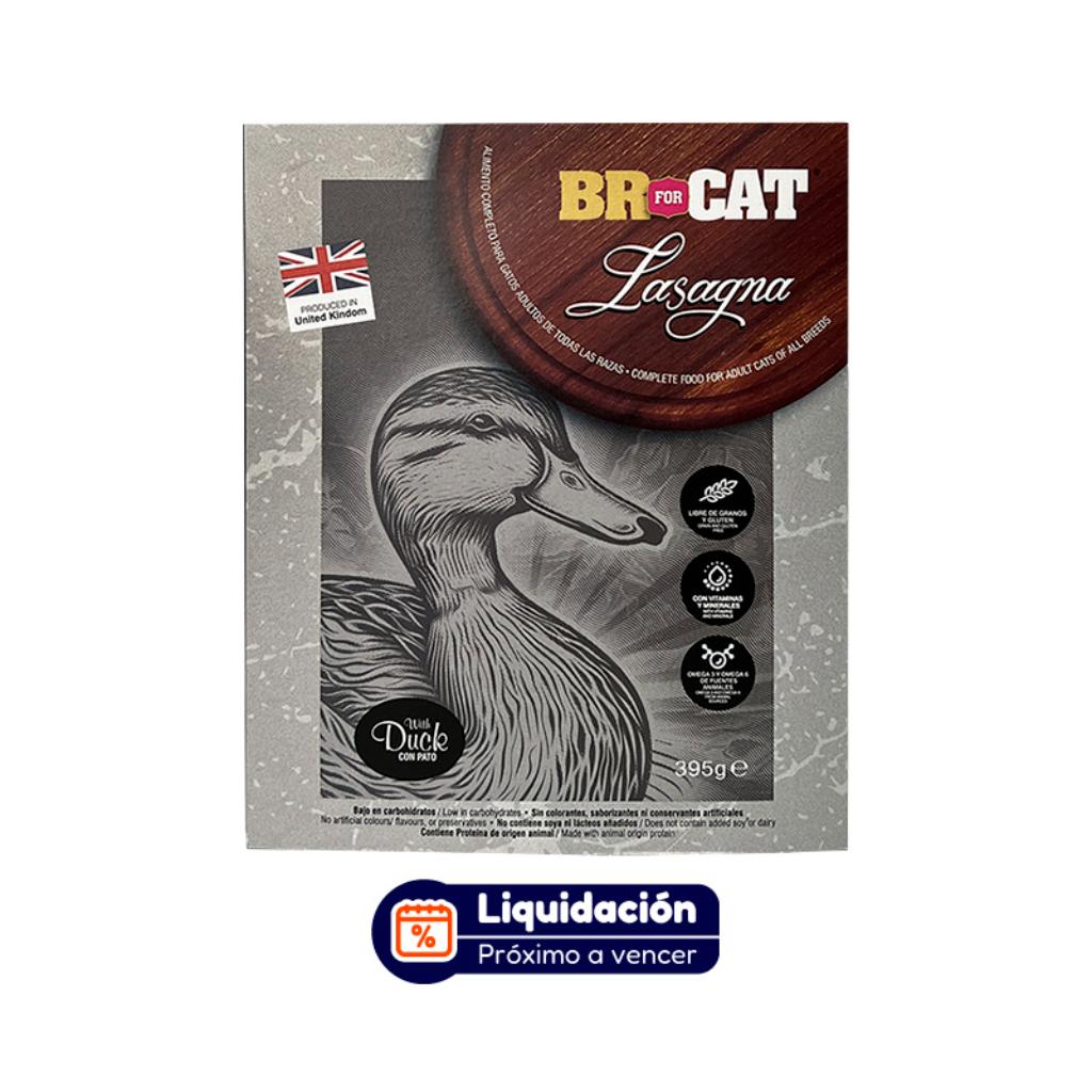 Lasagna Br For Cat Pato x 395gr (JULIO 2026) - Señor Mascota