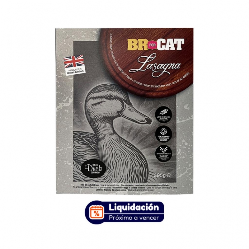 Lasagna Br For Cat Pato x 395gr (JULIO 2026)_1