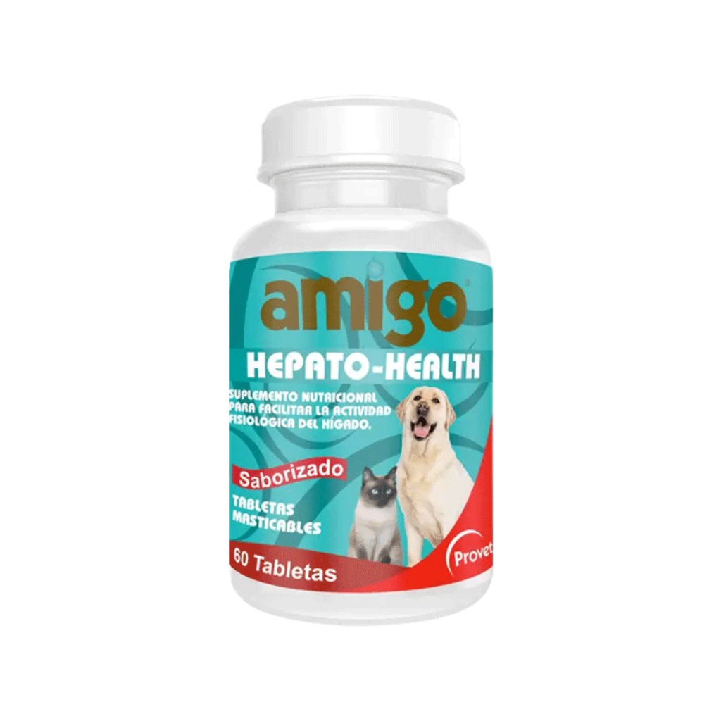 Amigo Hepato Health 60 Tab - Señor Mascota