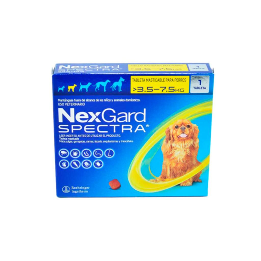 Nexgard Spectra S 3.5 a 7.5 Kg (amarillo) (PROMO) (JULIO 2026)_1