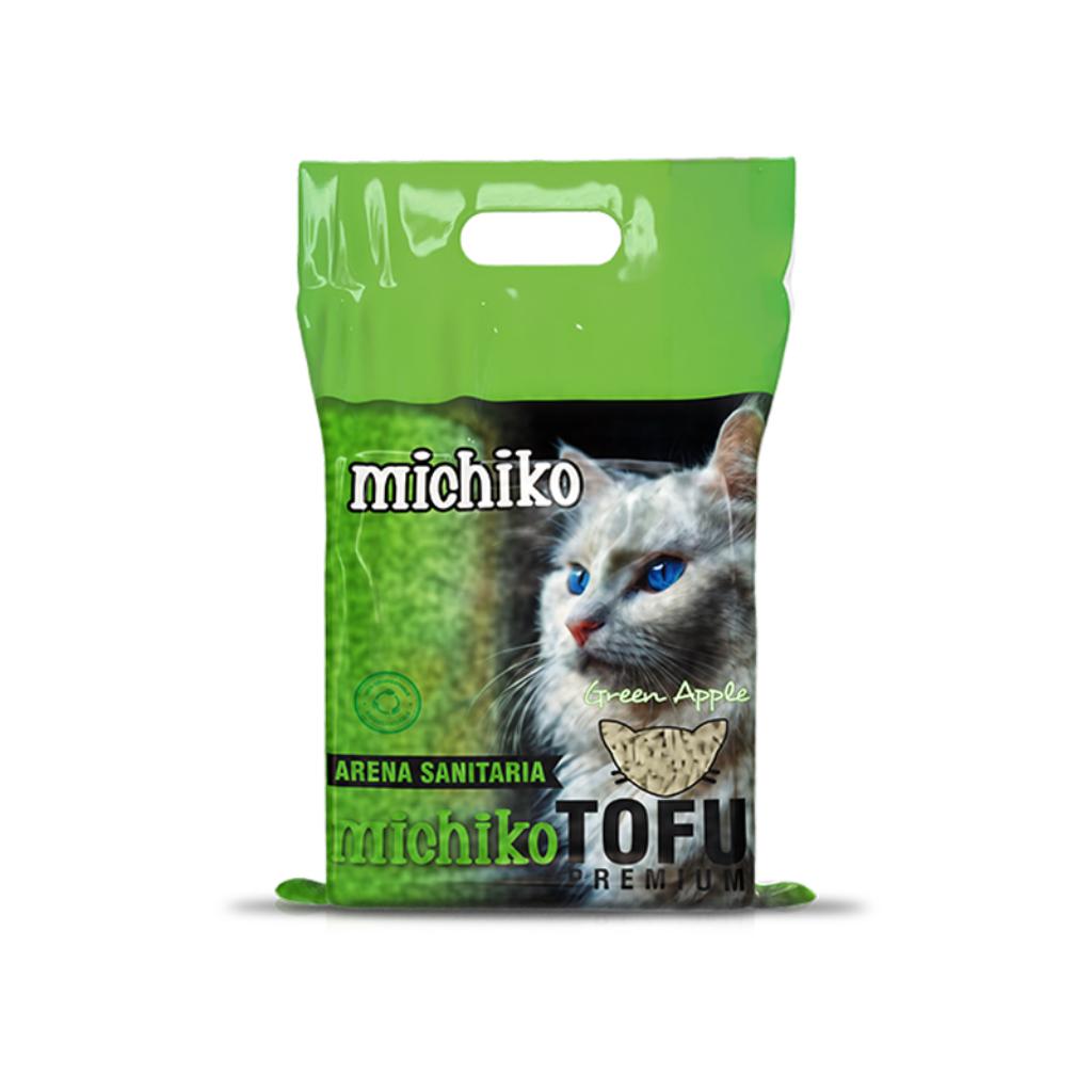 Arena Michiko Tofu Manzana 4,5kg - Señor Mascota