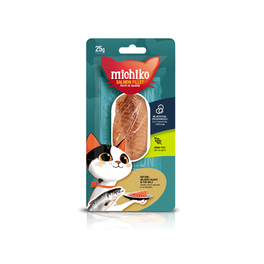 Michiko Filete Salmón 25gr - Señor Mascota