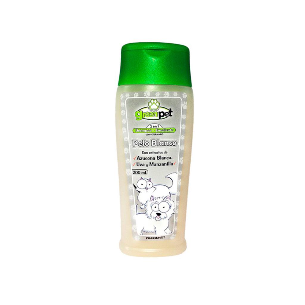 Shampoo Green pet Pelo Blanco 200ml_1