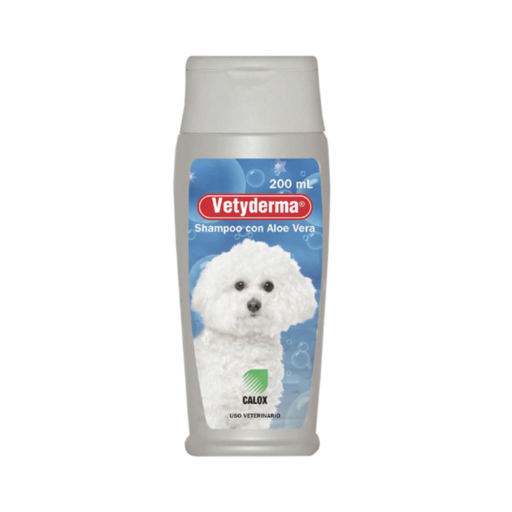 Shampoo Vetiderma Aloe Calox 200ml - Señor Mascota