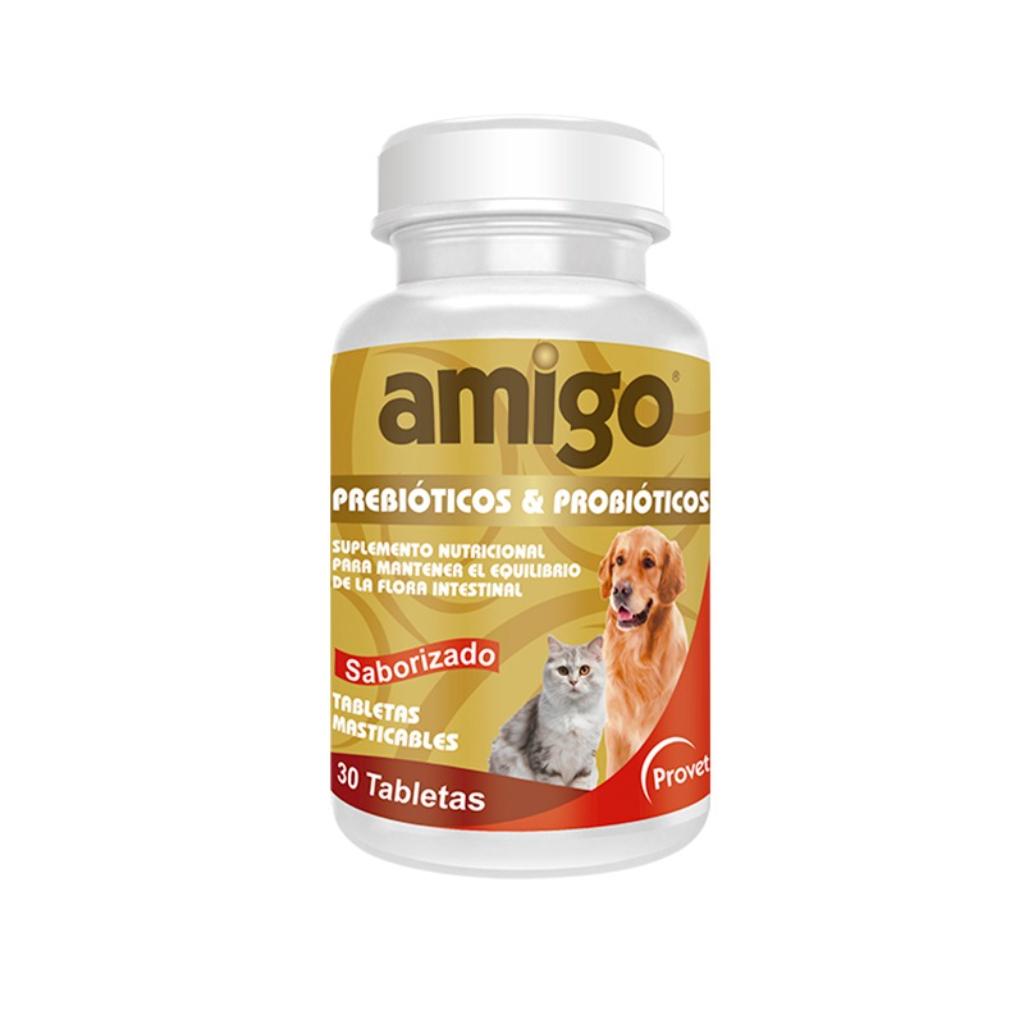 Amigo Prebioticos y Probioticos x 30 Tab - Señor Mascota