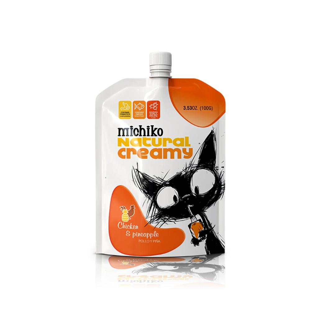 Michiko Yogurt Pollo y Piña x 100Gr - Señor Mascota