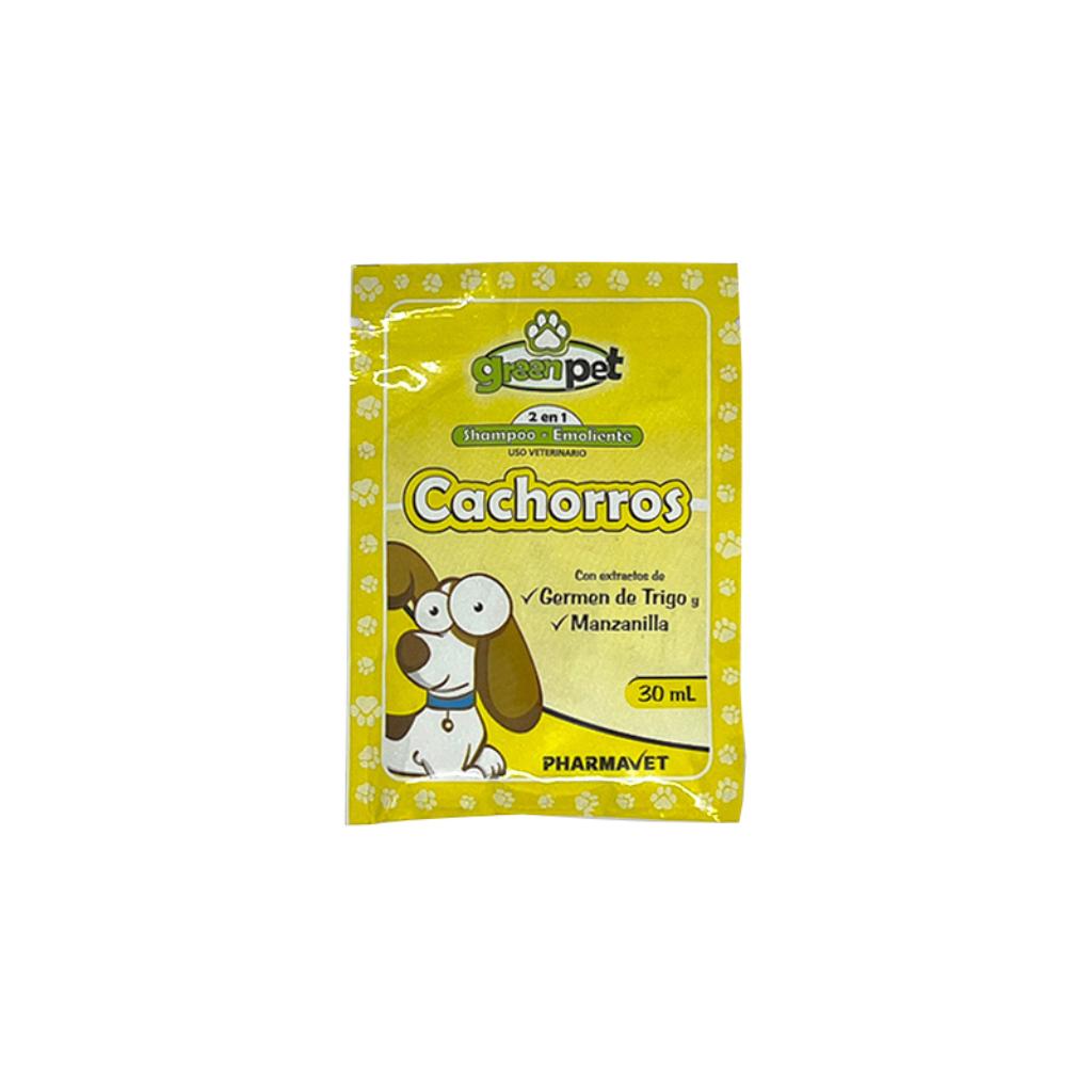 Shampoo cachorros 30ml Green pet (MAYO 2026) - Señor Mascota