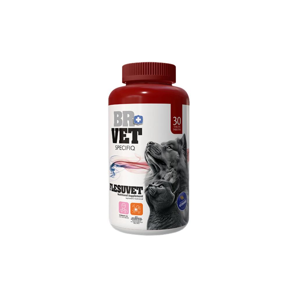 Suplemento Alimenticio Br Vet Flesuvet Dog/Cat x 30 Tab - Señor Mascota