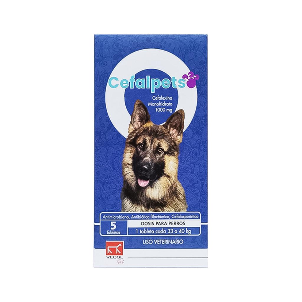 Cefalpets 1000mg x5 Tab - Señor Mascota