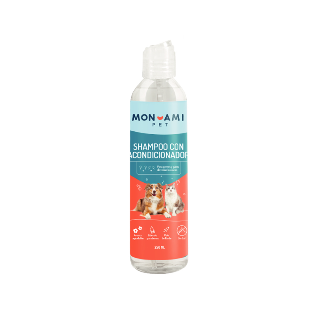 Shampoo Acondicionador Monami 250ml - Señor Mascota