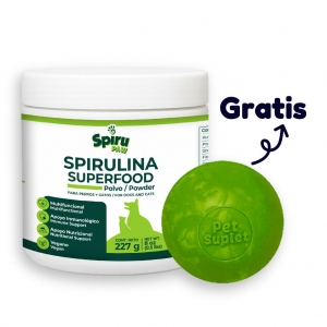 Spirulina en polvo Fco x 227 gr (1) + Pelota Maciza Mediana (1)_1