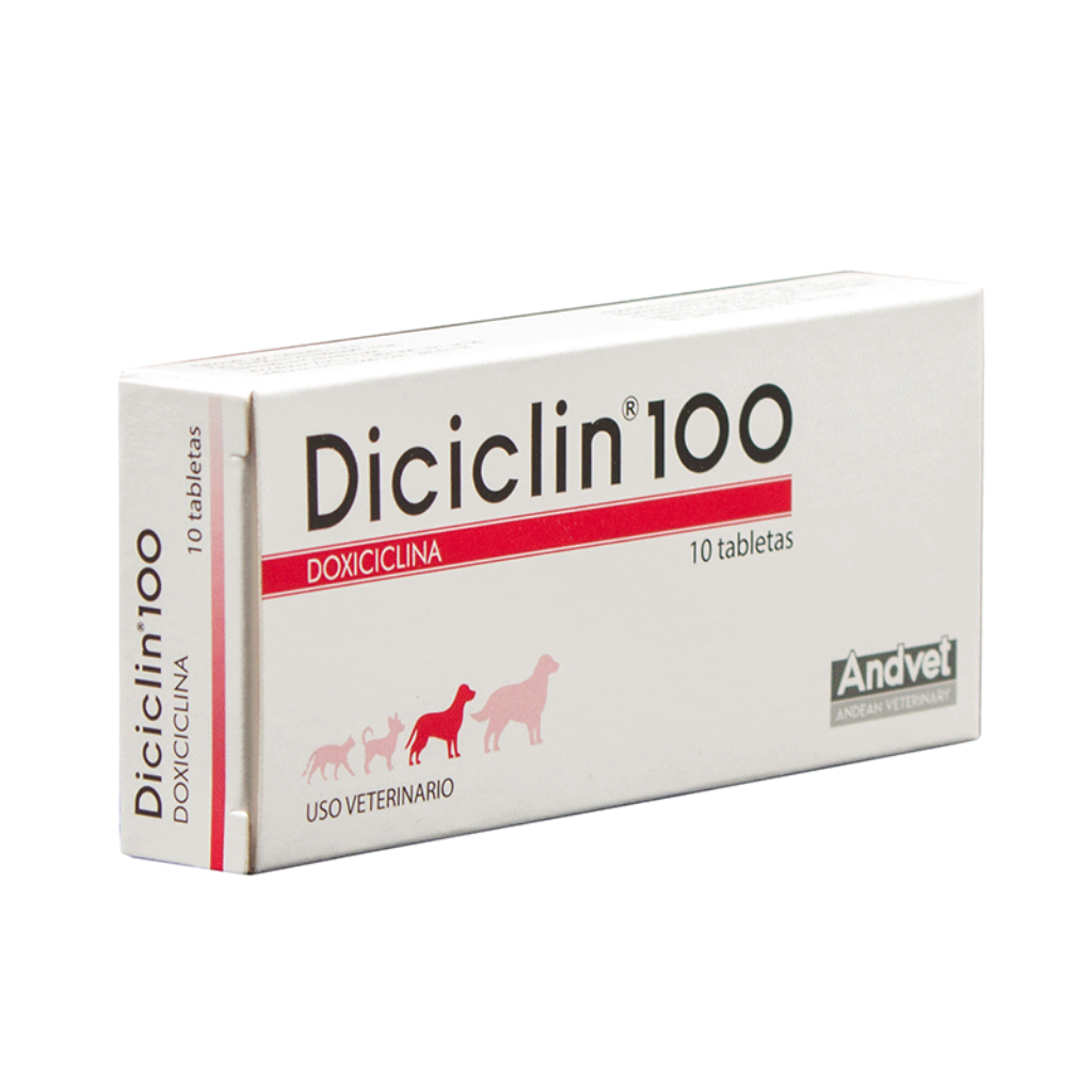Diciclin 100 Caja 10 Tab - Señor Mascota