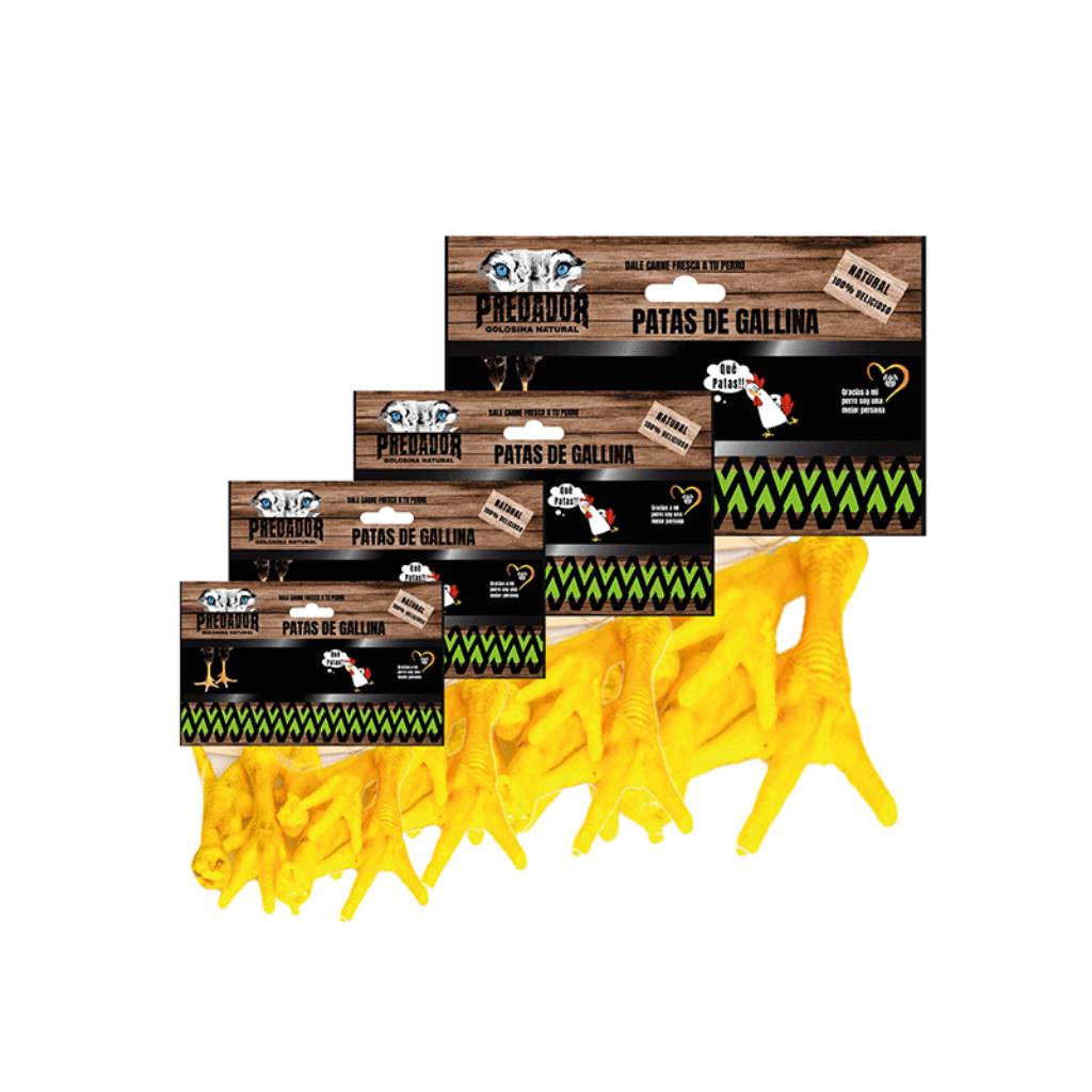 Paticas de gallina premium x6 Und - Señor Mascota