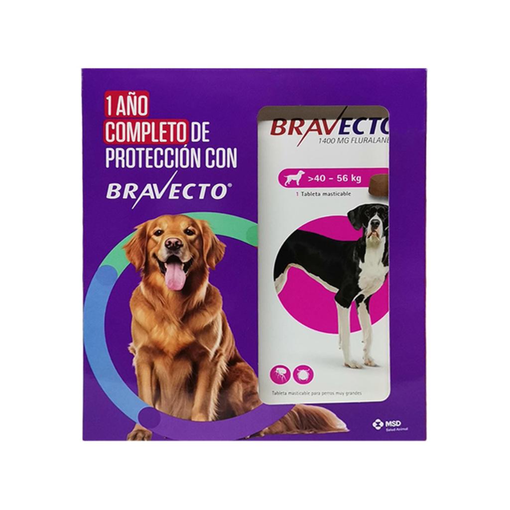 Pack x 4 Unds Bravecto 3M 40 a 56Kg (Rosado)_1