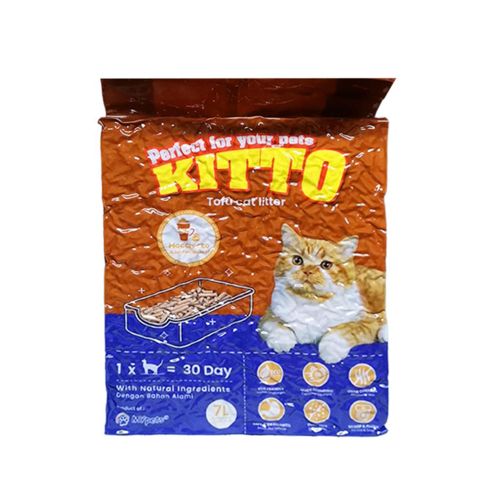 Arena Tofu Kitto Macchiato x 2,5Kg - Señor Mascota