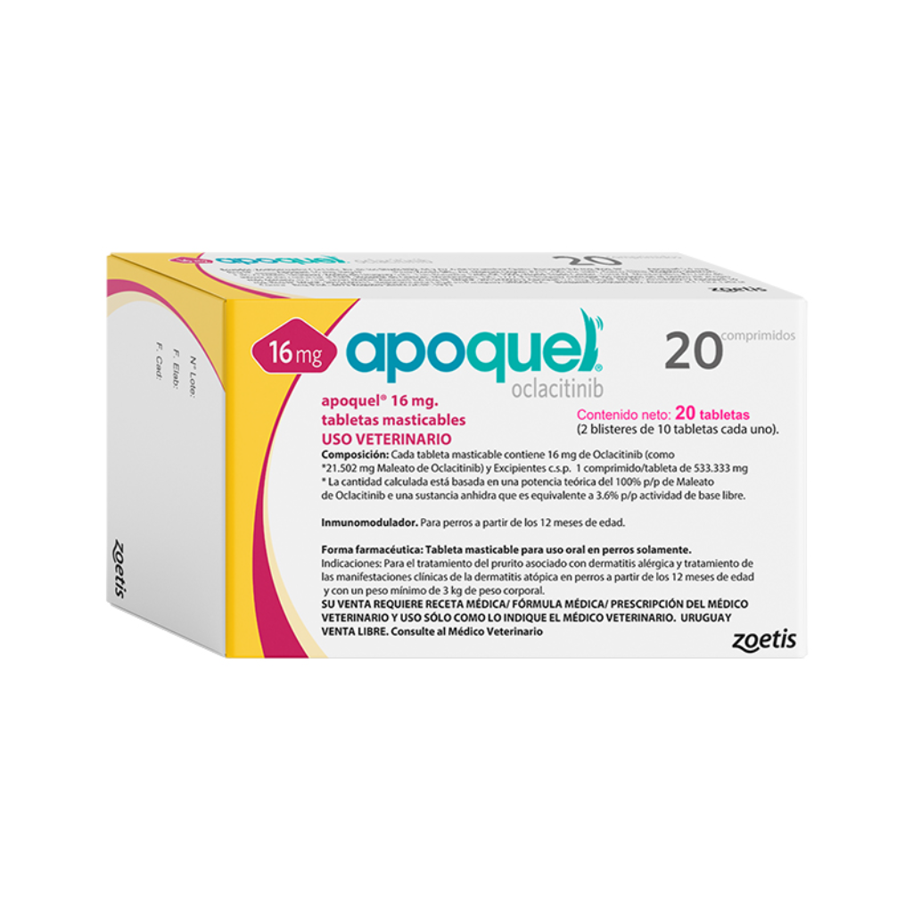 Apoquel 16mg x20 Tab Masticables - Señor Mascota