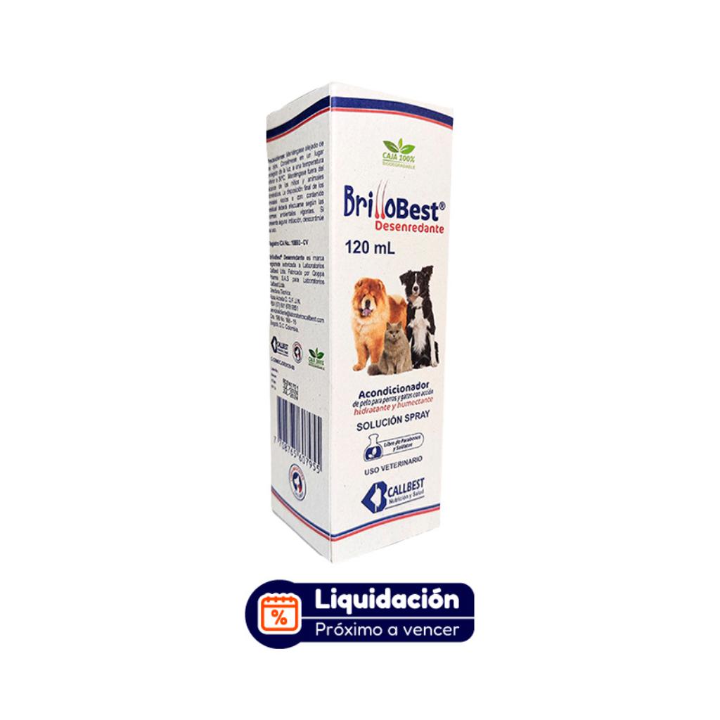 Brillobest Desenredante 120ml (JULIO 2026) - Señor Mascota