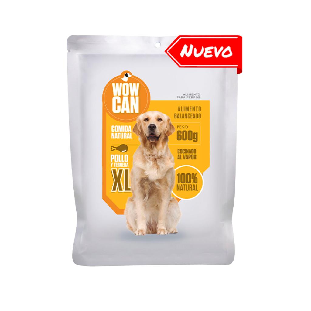 Wow can Pollo 600 Gr - Señor Mascota