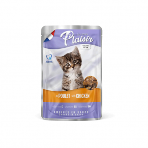 Pouch Plaisir Gatito Trozos De Pollo 100Gr_1