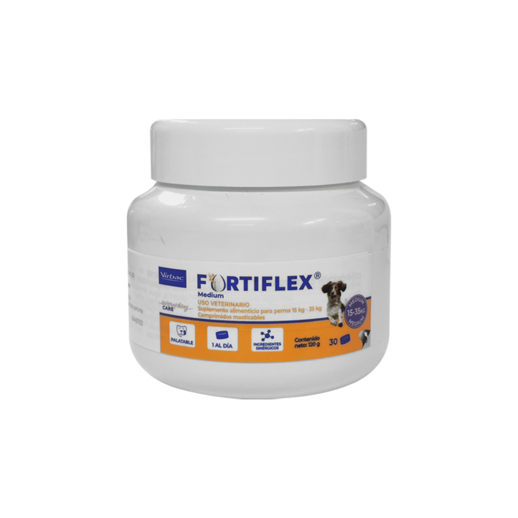 Fortiflex M x 120 Gr (15 - 35 Kg) - Señor Mascota
