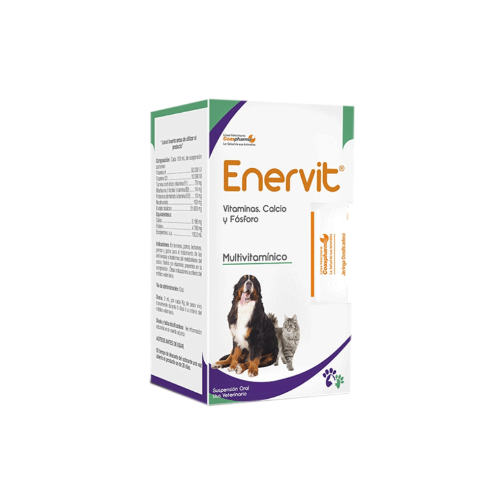 Enervit 120 Ml (AGOSTO 2026) - Señor Mascota